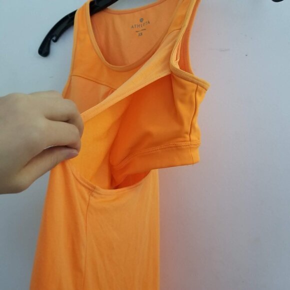 Athleta Mesh Supercharged Built In Bra Tank Top XS - Picture 6 of 12